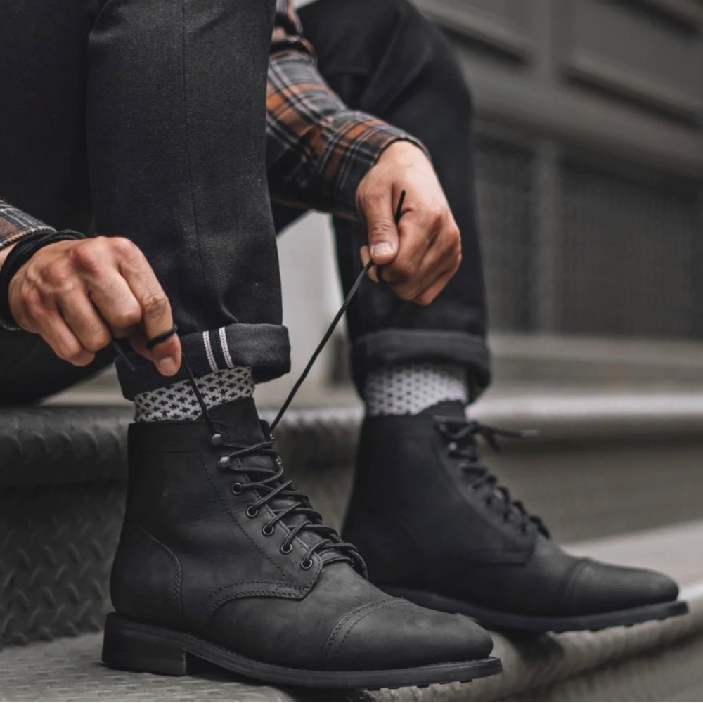 Thursday Boots Co Captain Black Matte brand new in box boots
